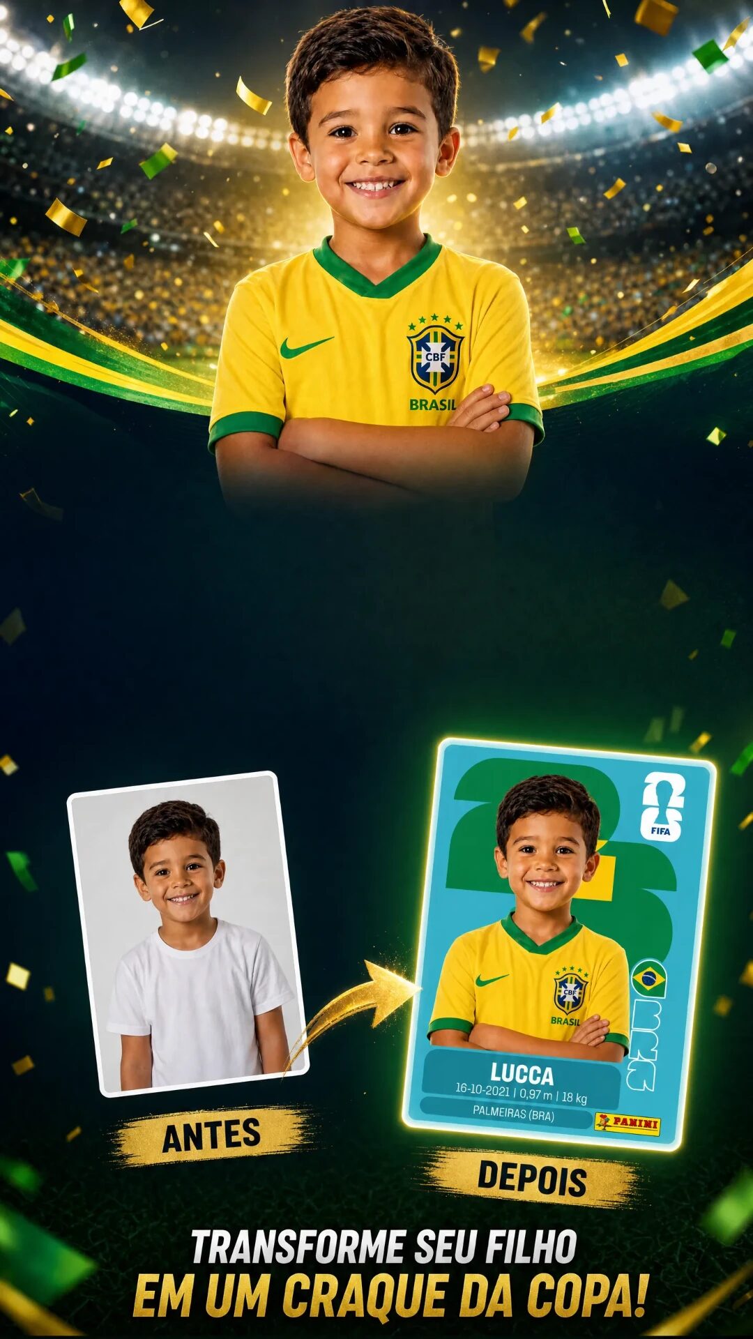Seu filho como estrela da Copa 2026